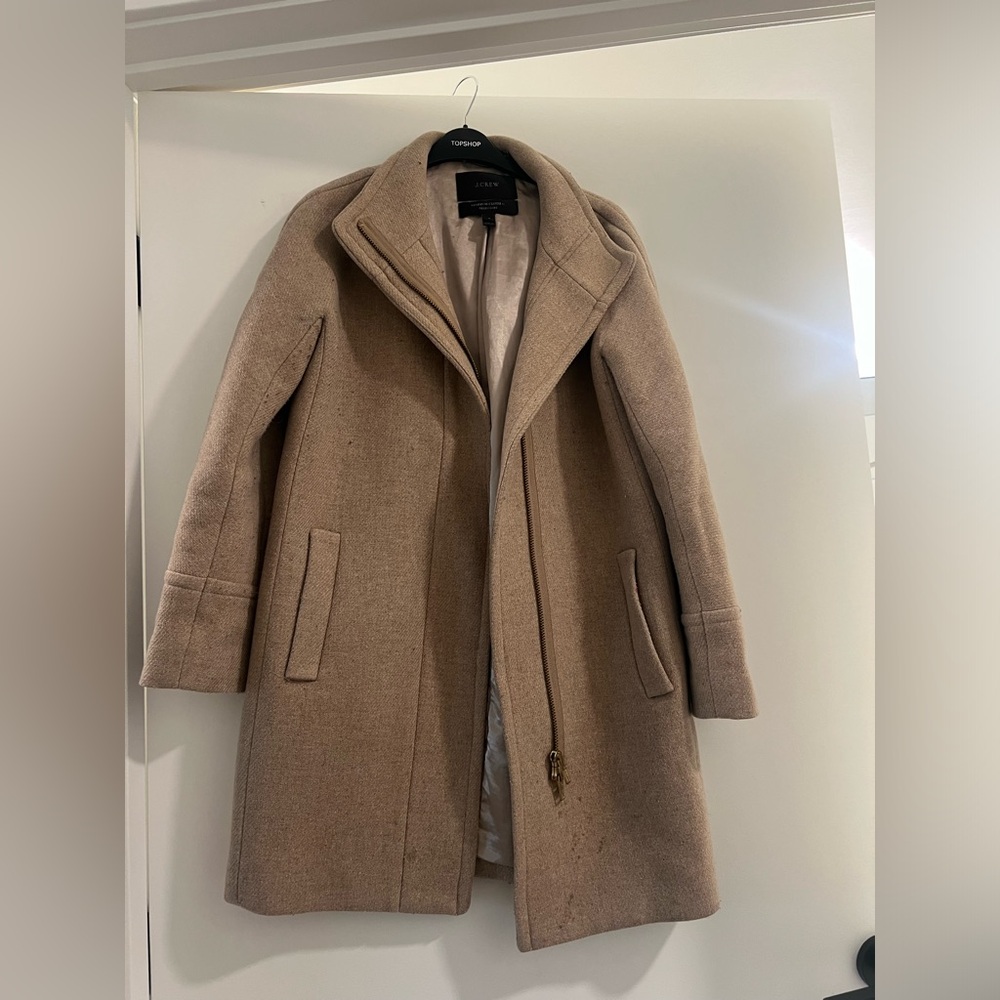 Jcrew Wool-blend peacoat